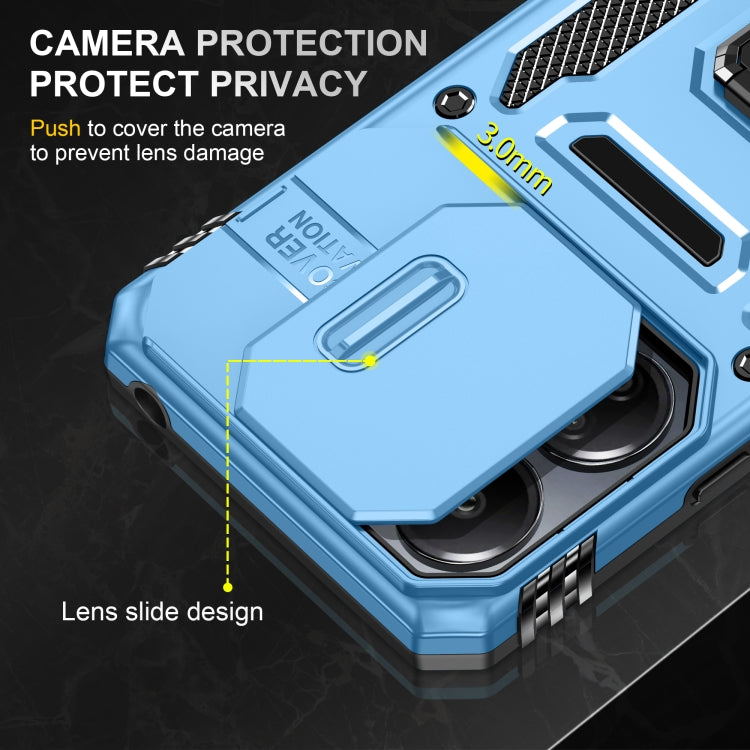 For Xiaomi Poco X6 Pro/Redmi K70E Armor PC + TPU Camera Shield Phone Case