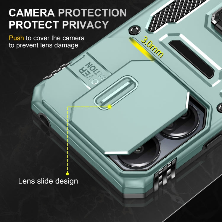 For Xiaomi Redmi 12 Armor PC + TPU Camera Shield Phone Case