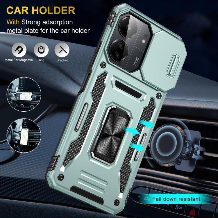 For Xiaomi Redmi 12 Armor PC + TPU Camera Shield Phone Case