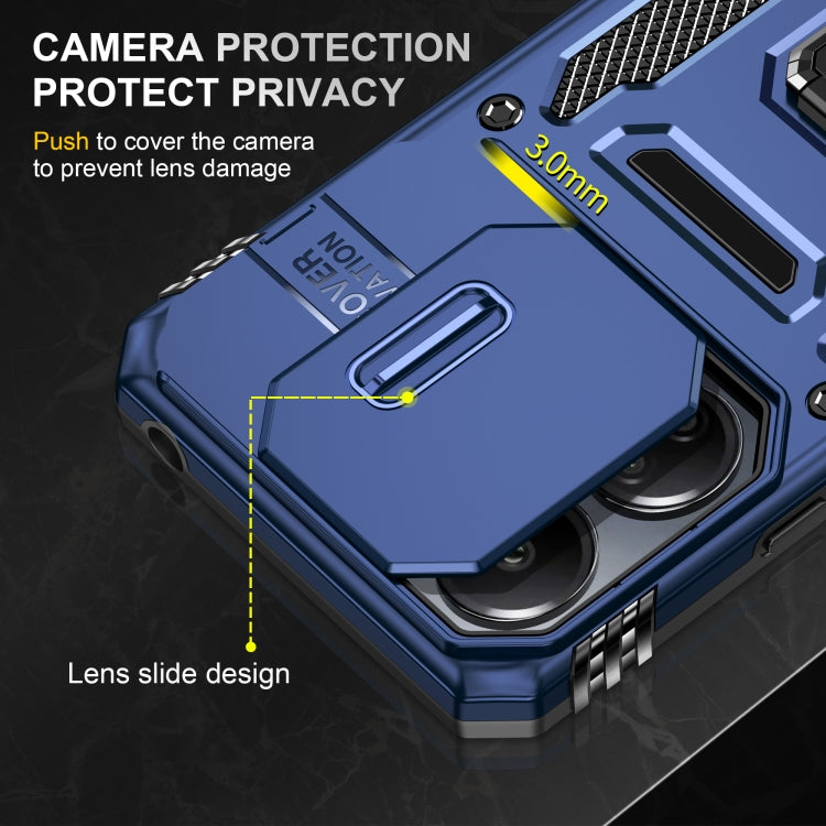 For Xiaomi Redmi 12 Armor PC + TPU Camera Shield Phone Case