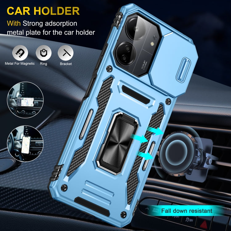 For Xiaomi Redmi 12 Armor PC + TPU Camera Shield Phone Case