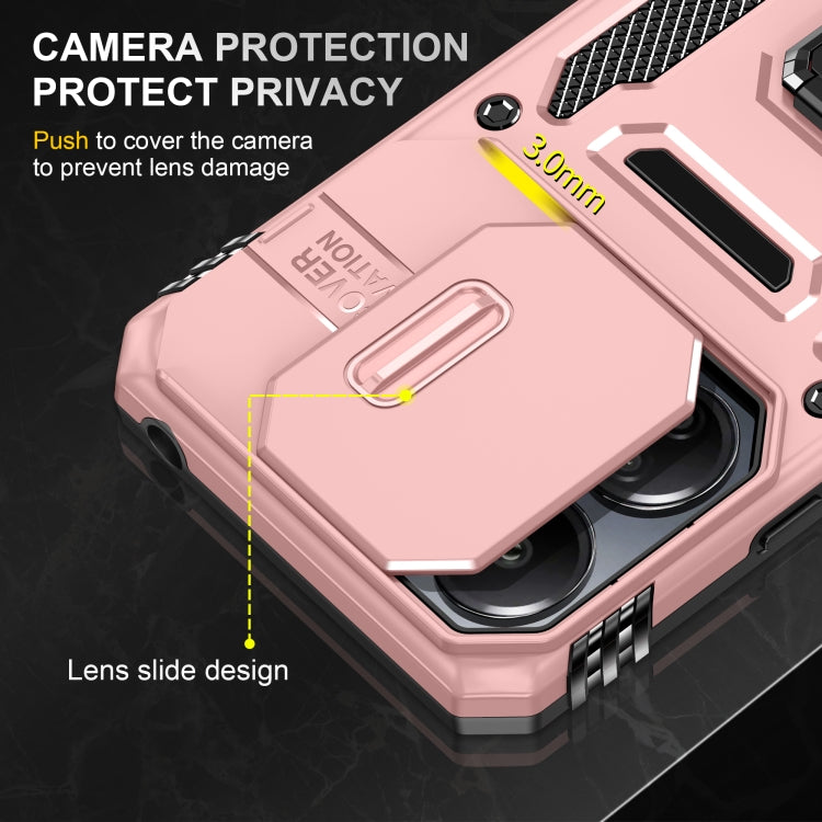 For Xiaomi Redmi 12 Armor PC + TPU Camera Shield Phone Case