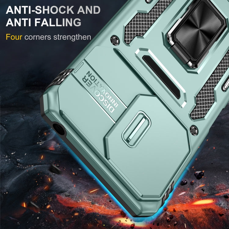 For Xiaomi Poco X6/Redmi Note 13 Pro 5G Armor PC + TPU Camera Shield Phone Case