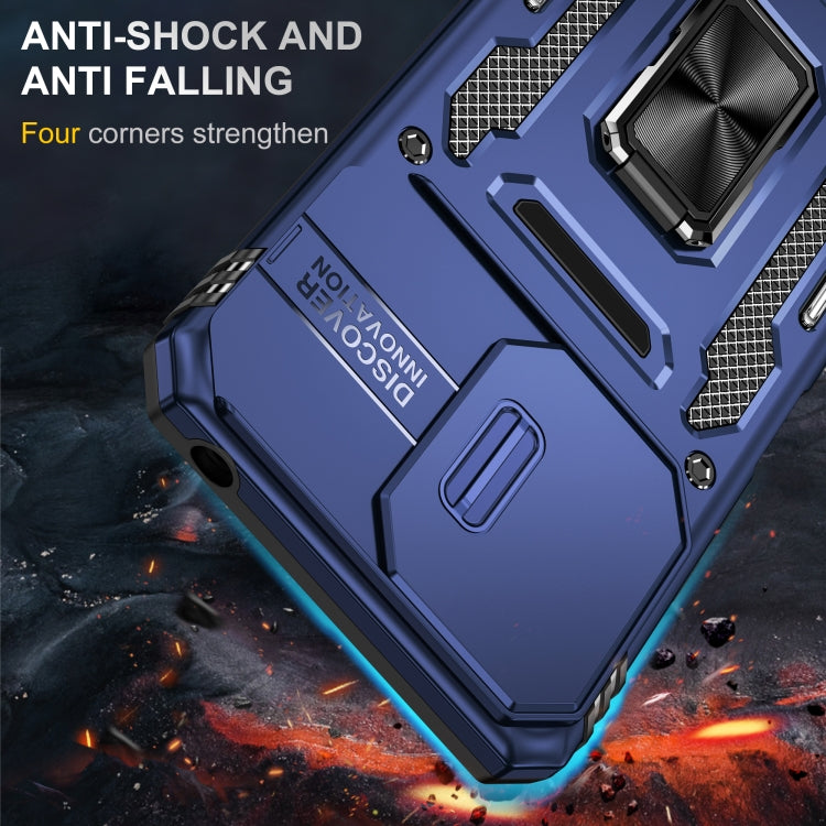 For Xiaomi Poco X6/Redmi Note 13 Pro 5G Armor PC + TPU Camera Shield Phone Case