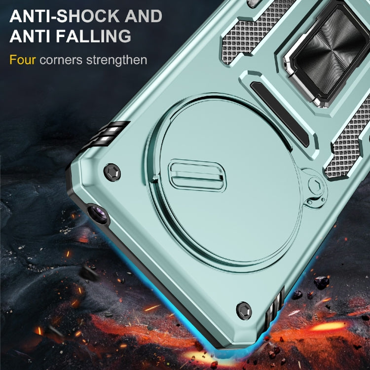 For Redmi 14C Armor PC + TPU Camera Shield Phone Case
