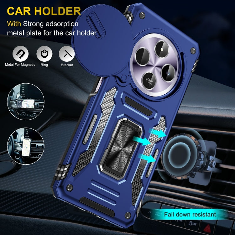 For Redmi 14C Armor PC + TPU Camera Shield Phone Case