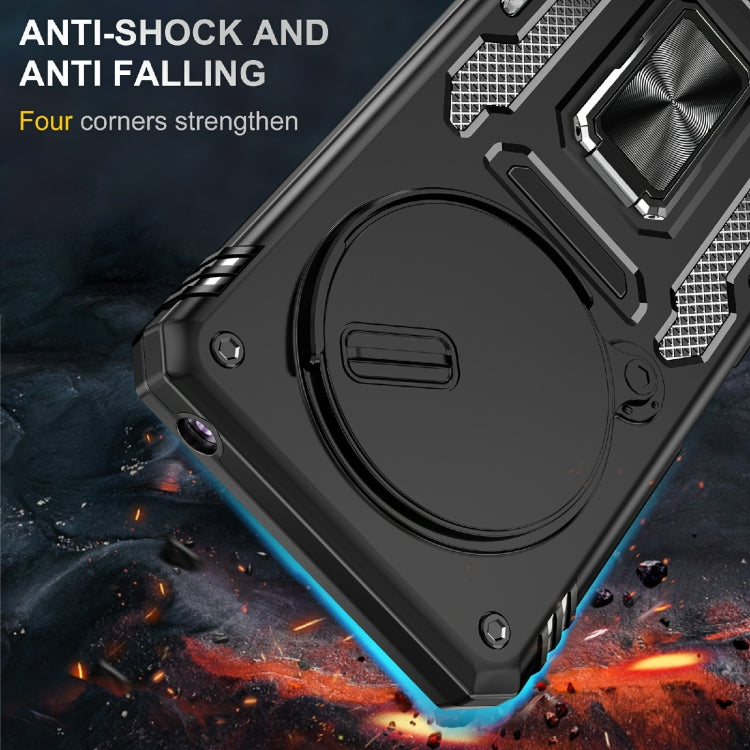 For Redmi 14C Armor PC + TPU Camera Shield Phone Case