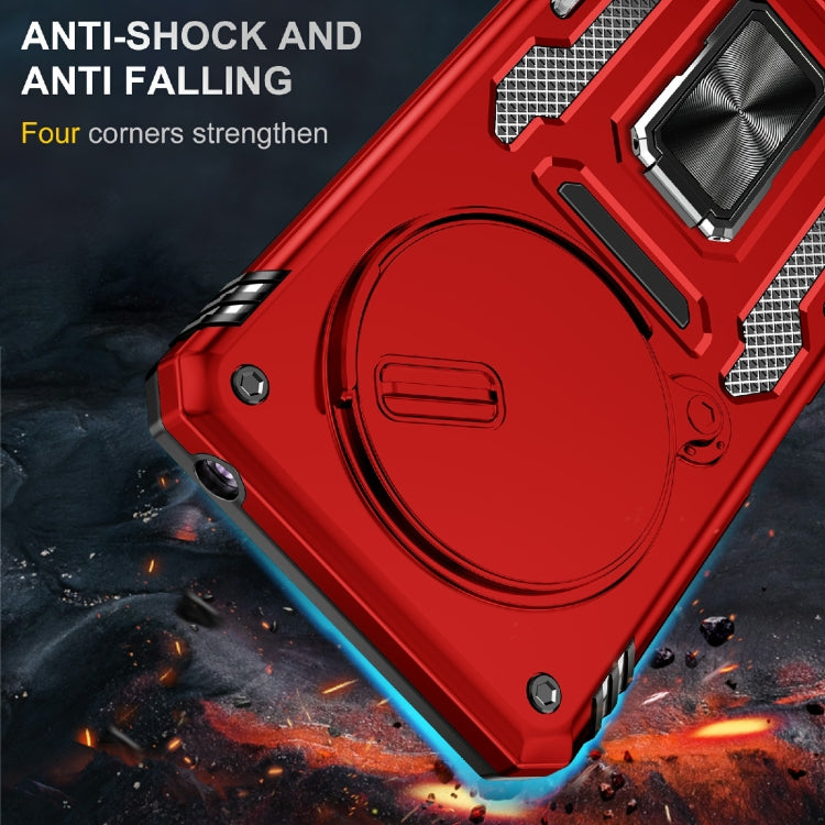 For Redmi 14C Armor PC + TPU Camera Shield Phone Case