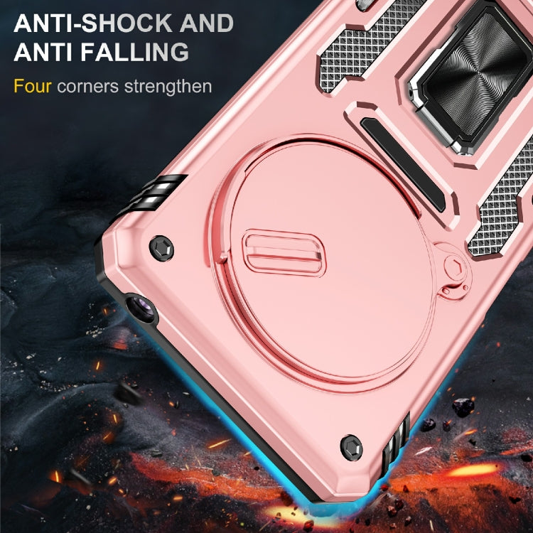 For Redmi 14C Armor PC + TPU Camera Shield Phone Case