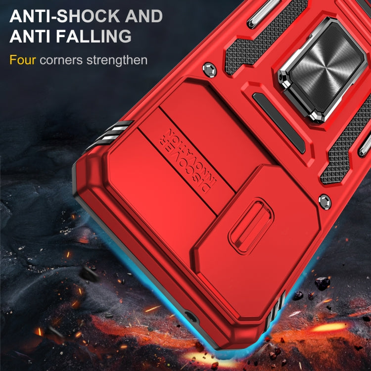 For Samsung Galaxy A25 5G Armor PC + TPU Camera Shield Phone Case