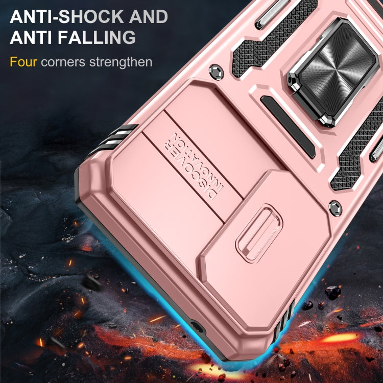For Samsung Galaxy A25 5G Armor PC + TPU Camera Shield Phone Case