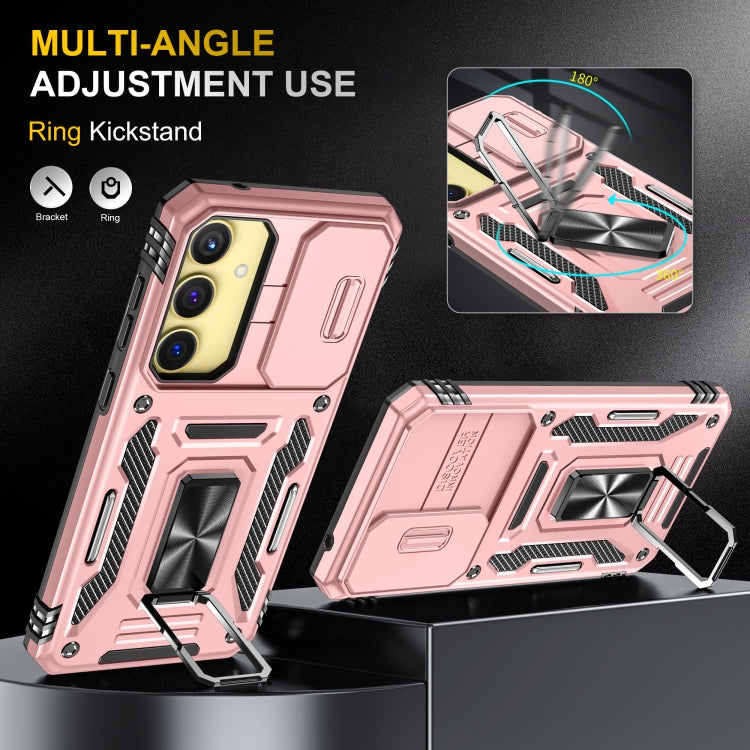For Samsung Galaxy A35 5G/A55 5G Armor PC + TPU Camera Shield Phone Case