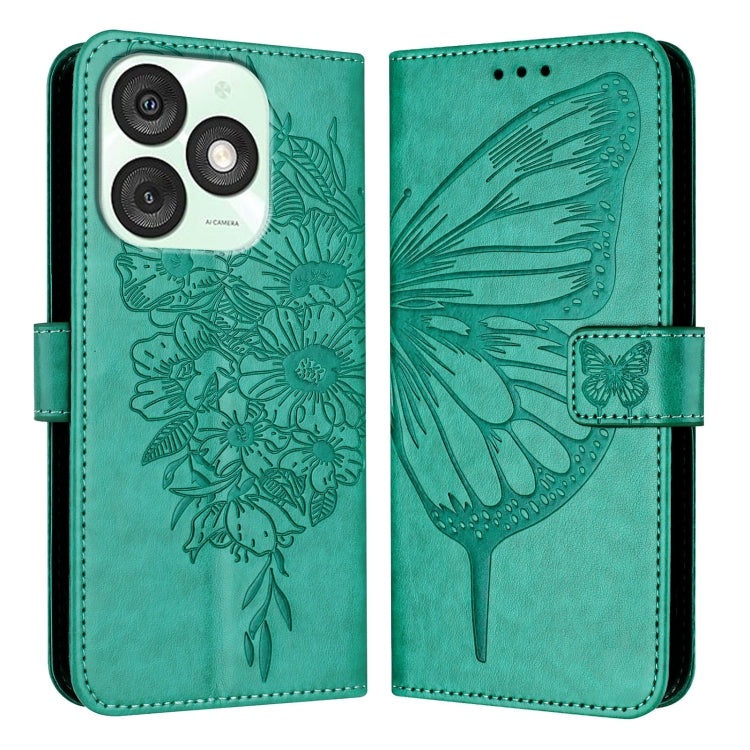 For itel A50 Embossed Butterfly Leather Phone Case