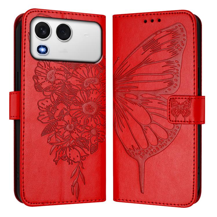 For itel A200 / A200+ 4G Global Embossed Butterfly Leather Phone Case