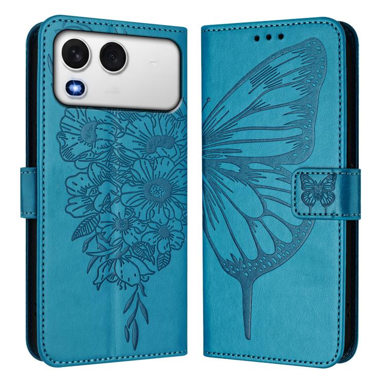 For itel A200 / A200+ 4G Global Embossed Butterfly Leather Phone Case