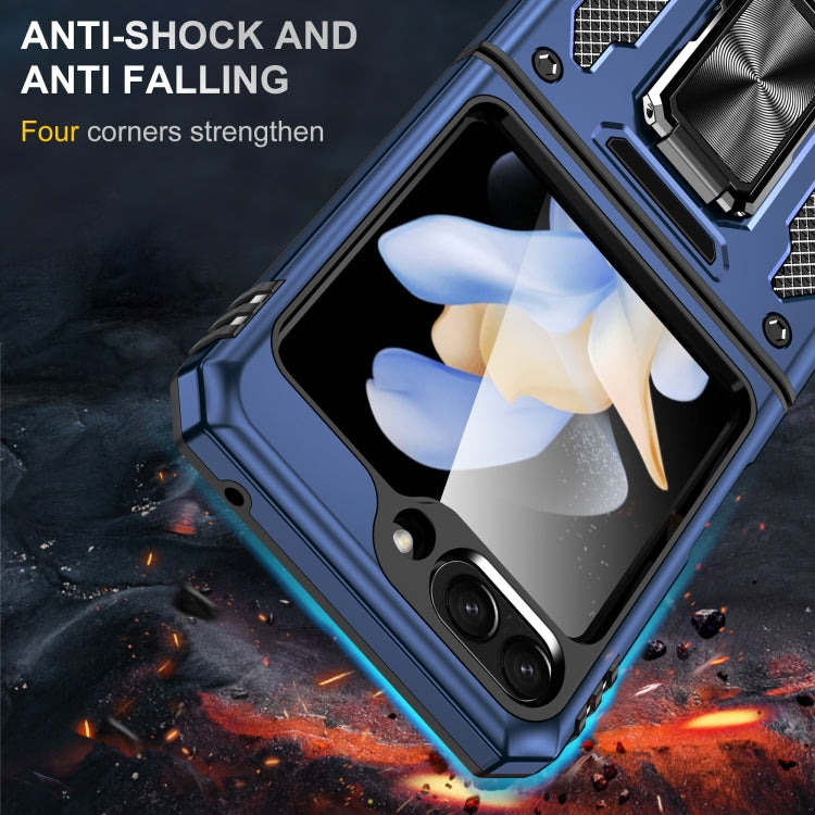 For Samsung Galaxy Z Flip6 5G Armor PC + TPU Camera Shield Phone Case
