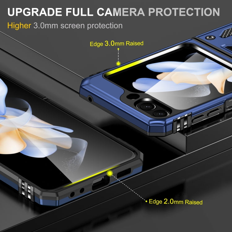 For Samsung Galaxy Z Flip6 5G Armor PC + TPU Camera Shield Phone Case