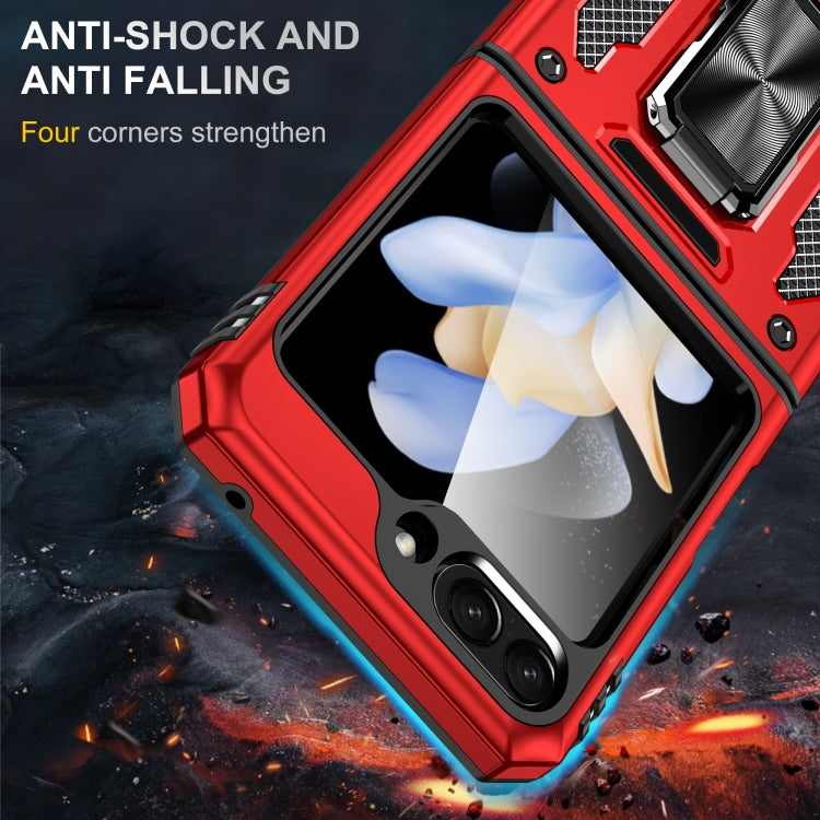 For Samsung Galaxy Z Flip6 5G Armor PC + TPU Camera Shield Phone Case