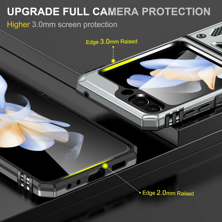 For Samsung Galaxy Z Flip6 5G Armor PC + TPU Camera Shield Phone Case