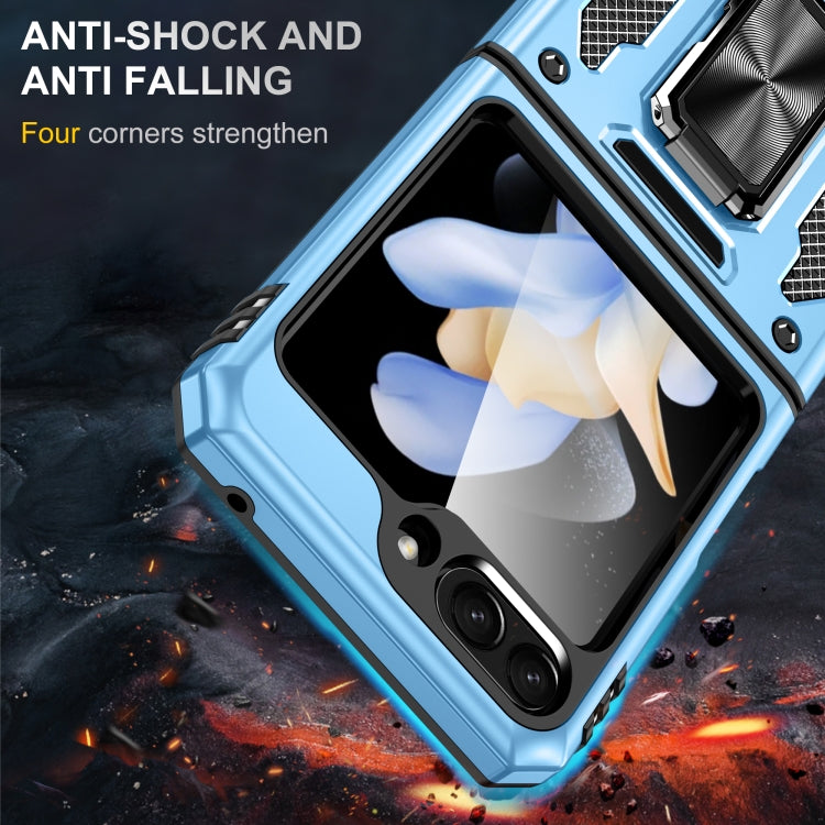 For Samsung Galaxy Z Flip6 5G Armor PC + TPU Camera Shield Phone Case