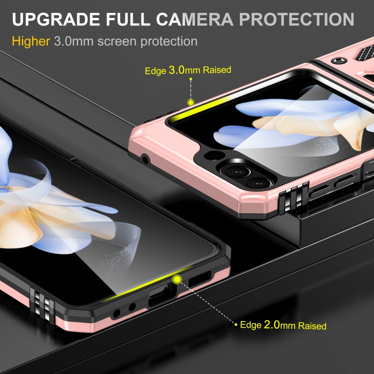 For Samsung Galaxy Z Flip6 5G Armor PC + TPU Camera Shield Phone Case