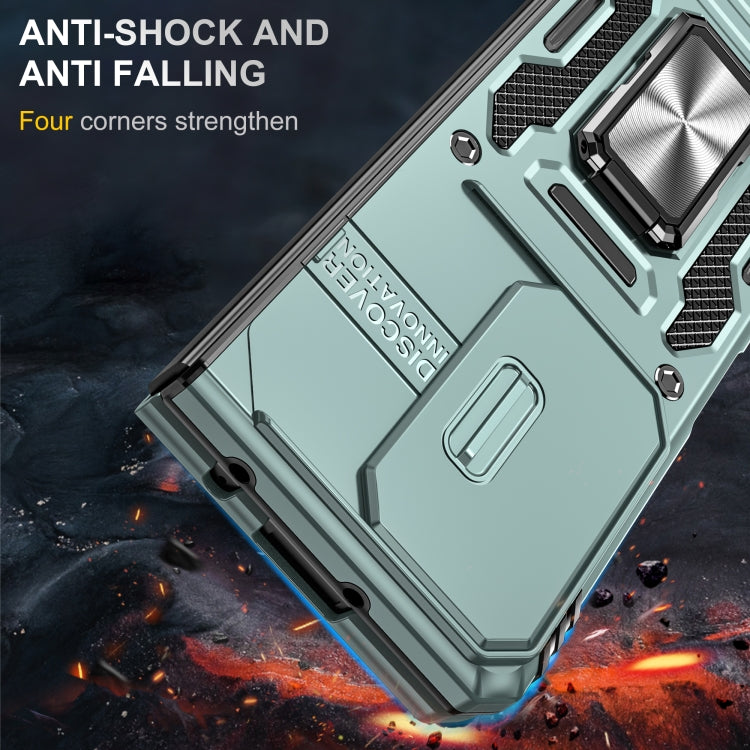 For Samsung Galaxy Z Fold6 5G Armor PC + TPU Camera Shield Phone Case