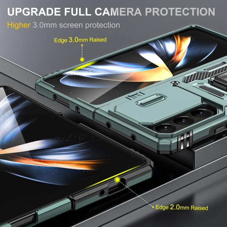 For Samsung Galaxy Z Fold6 5G Armor PC + TPU Camera Shield Phone Case