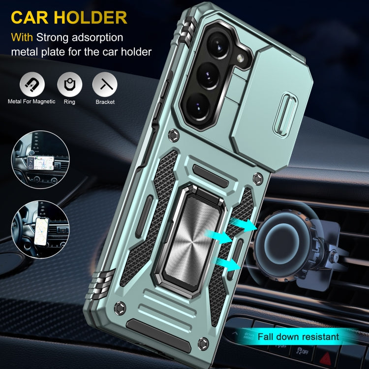 For Samsung Galaxy Z Fold6 5G Armor PC + TPU Camera Shield Phone Case