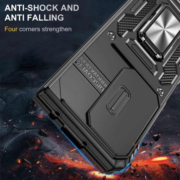 For Samsung Galaxy Z Fold6 5G Armor PC + TPU Camera Shield Phone Case