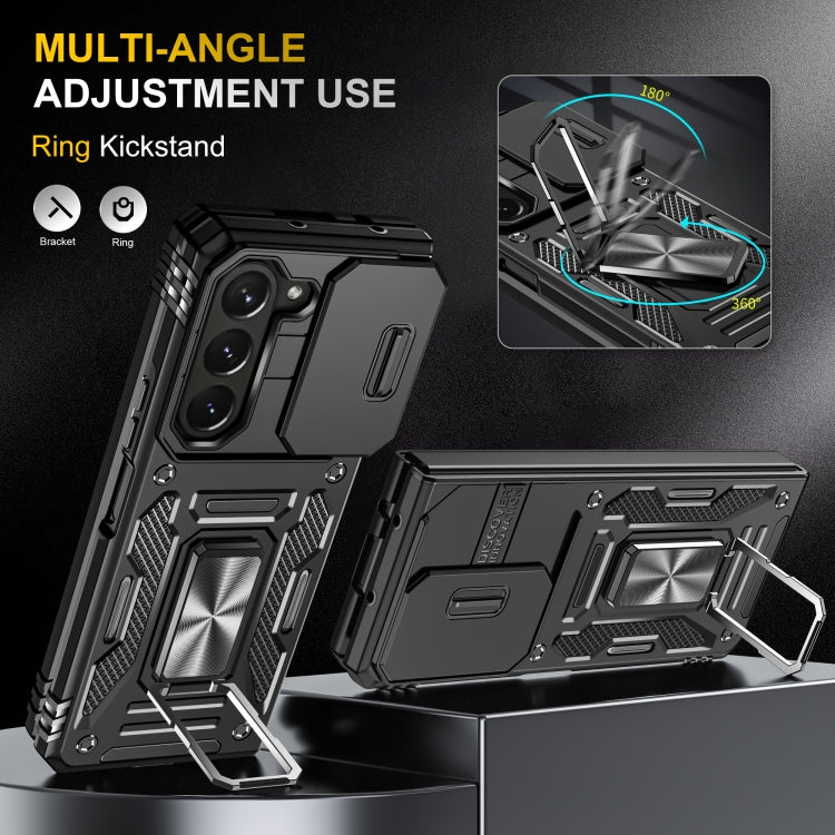 For Samsung Galaxy Z Fold6 5G Armor PC + TPU Camera Shield Phone Case