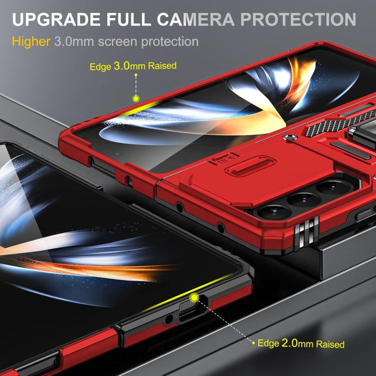 For Samsung Galaxy Z Fold6 5G Armor PC + TPU Camera Shield Phone Case