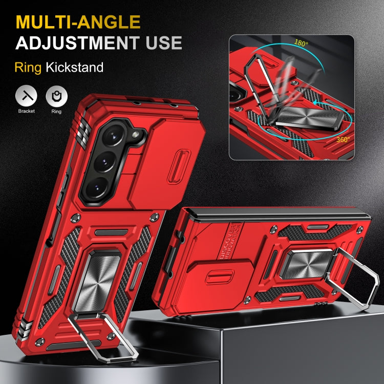For Samsung Galaxy Z Fold6 5G Armor PC + TPU Camera Shield Phone Case