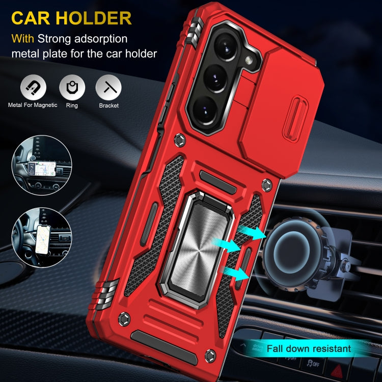 For Samsung Galaxy Z Fold6 5G Armor PC + TPU Camera Shield Phone Case