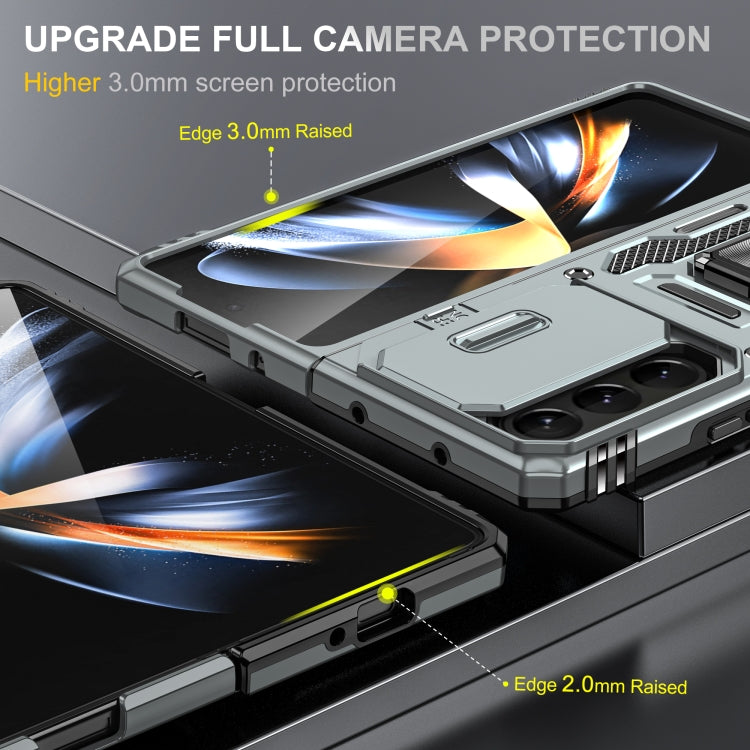 For Samsung Galaxy Z Fold6 5G Armor PC + TPU Camera Shield Phone Case