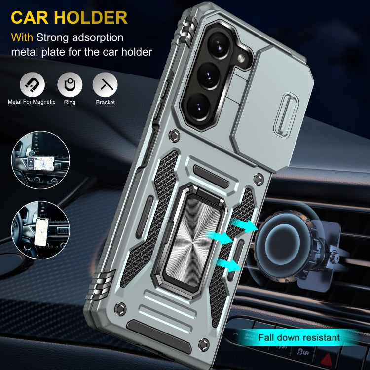 For Samsung Galaxy Z Fold6 5G Armor PC + TPU Camera Shield Phone Case