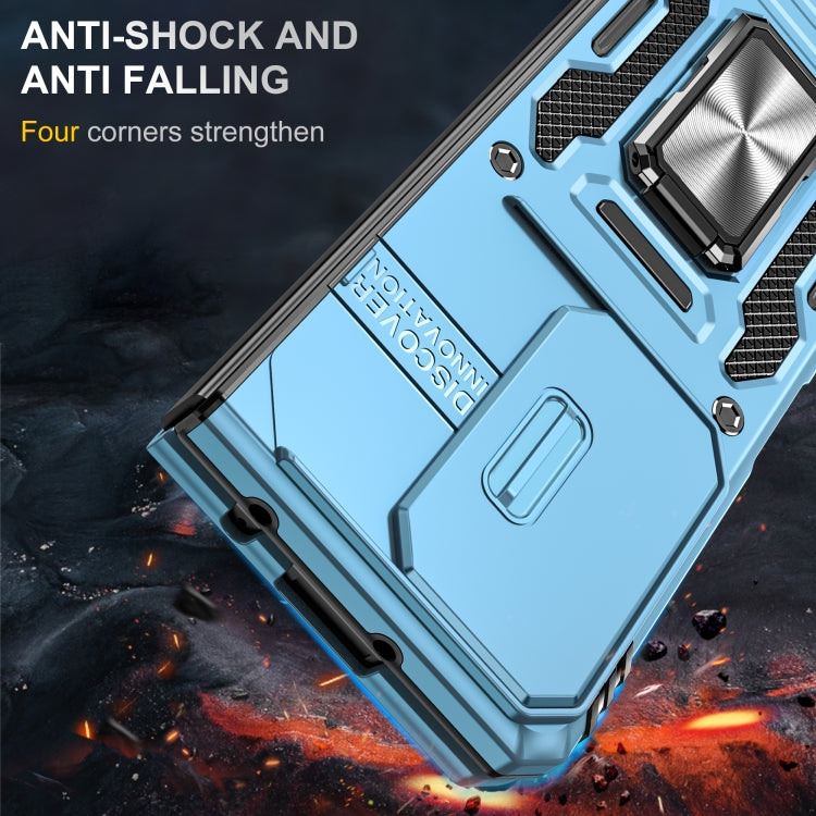 For Samsung Galaxy Z Fold6 5G Armor PC + TPU Camera Shield Phone Case