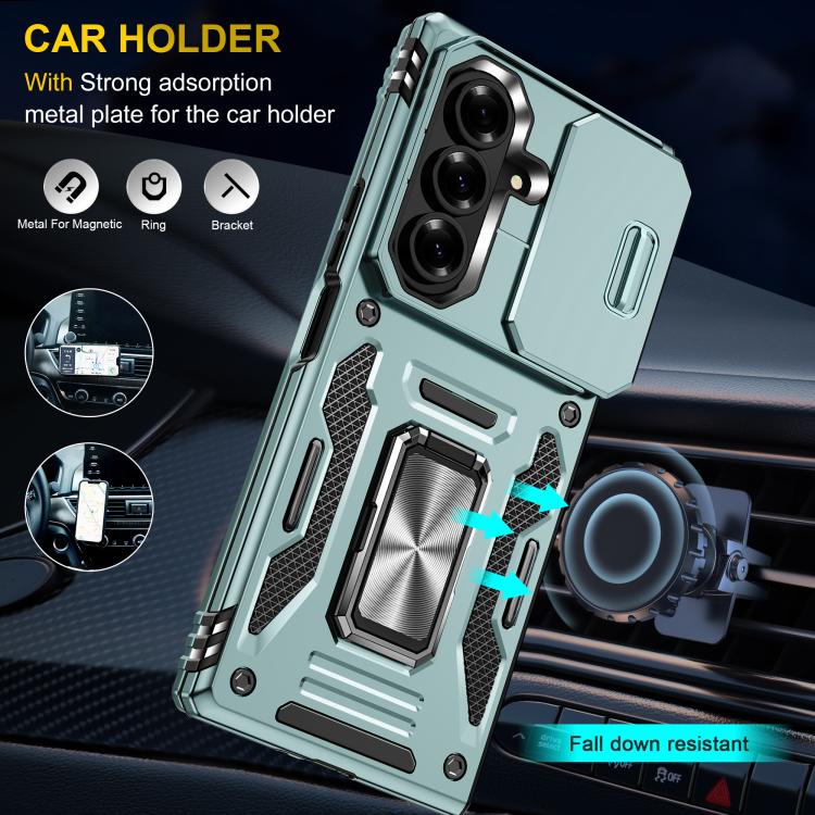 For Samsung Galaxy Z Fold7 5G Armor PC + TPU Camera Shield Phone Case