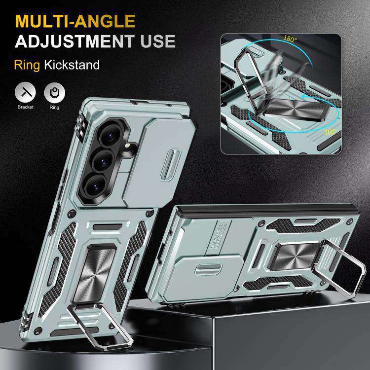 For Samsung Galaxy Z Fold7 5G Armor PC + TPU Camera Shield Phone Case