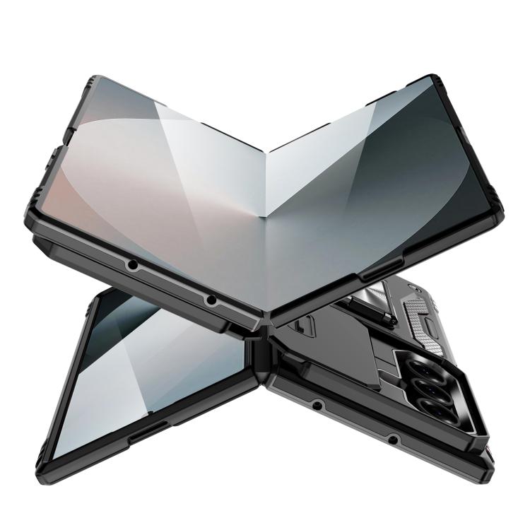 For Samsung Galaxy Z Fold7 5G Armor PC + TPU Camera Shield Phone Case