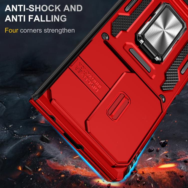 For Samsung Galaxy Z Fold7 5G Armor PC + TPU Camera Shield Phone Case