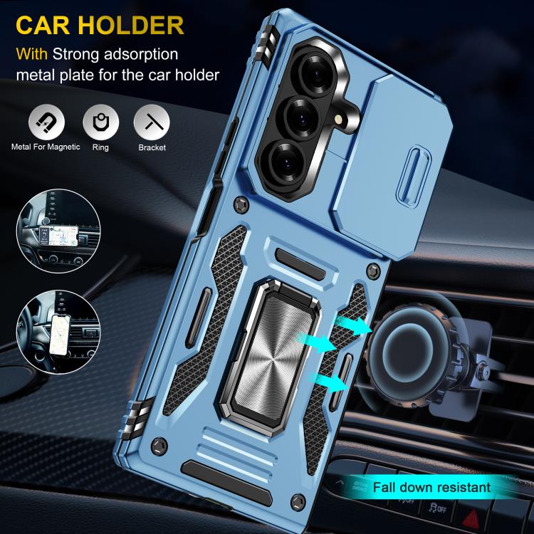 For Samsung Galaxy Z Fold7 5G Armor PC + TPU Camera Shield Phone Case
