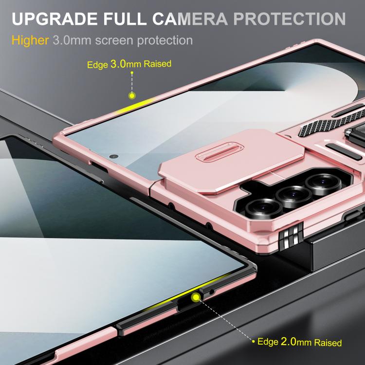For Samsung Galaxy Z Fold7 5G Armor PC + TPU Camera Shield Phone Case
