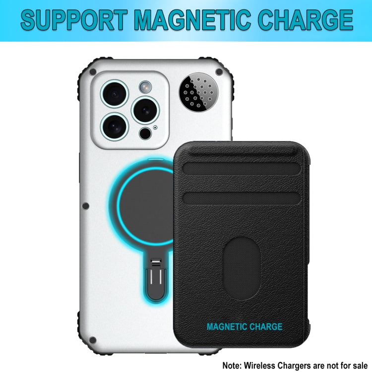 For iPhone 15 Aromatherapy MagSafe Holder Life Waterproof Rugged Phone Case