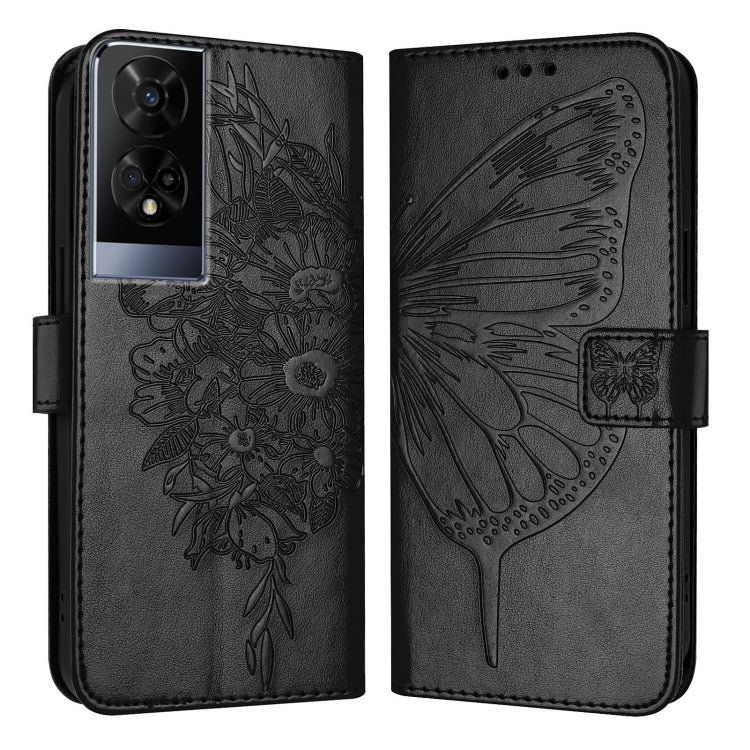 For TCL 50XE 5G Embossed Butterfly Leather Phone Case