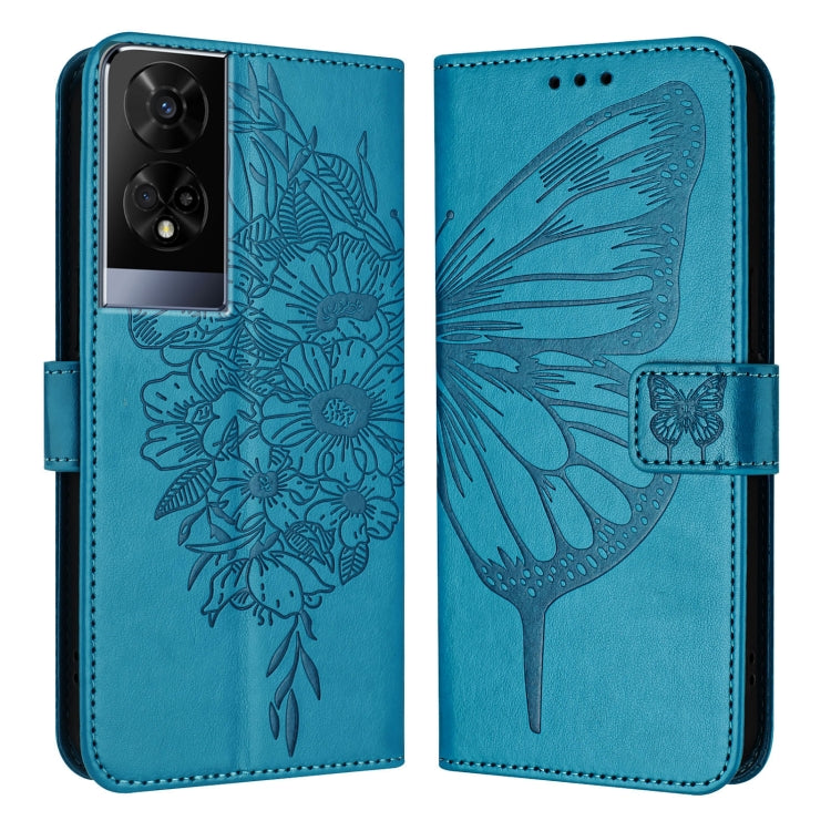 For TCL 50XE 5G Embossed Butterfly Leather Phone Case