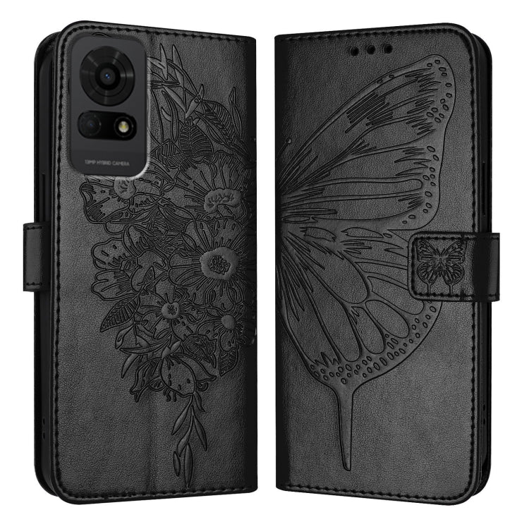 For TCL 50 LE 5G Embossed Butterfly Leather Phone Case