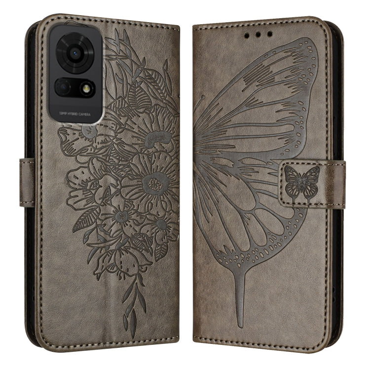 For TCL 50 LE 5G Embossed Butterfly Leather Phone Case