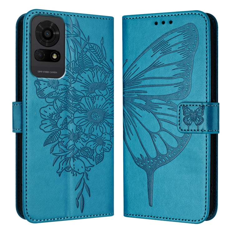 For TCL 50 LE 5G Embossed Butterfly Leather Phone Case