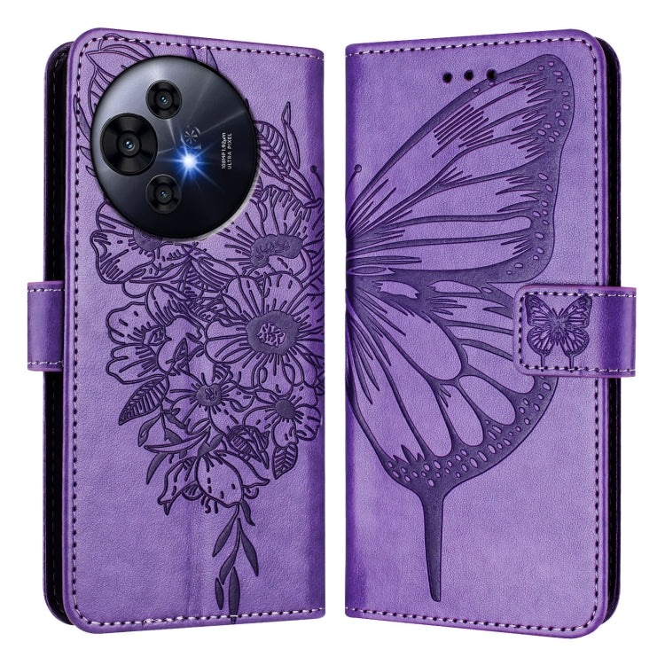 For TCL 50 Pro NxtPaper Embossed Butterfly Leather Phone Case