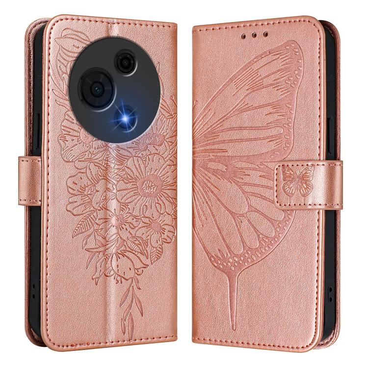 For TCL 60 NxtPaper Embossed Butterfly Leather Phone Case